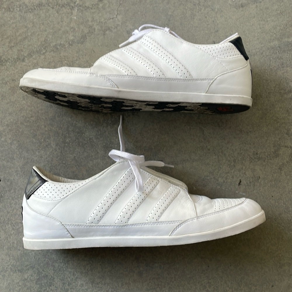 Y-3 Yohji Yamamoto Adidas Men’s White Sneakers US 11.5